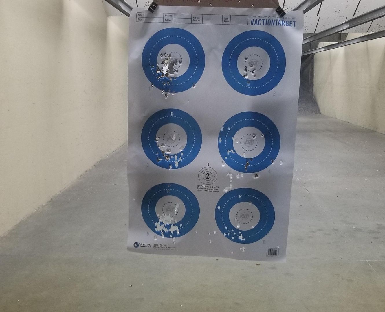 First 200 rounds out of my 92x. Left side and top right is from 5 yards. Middle right is 15. Bottom right is 3 5rd mags shot as fast as I could while kinda trying to be accurate.