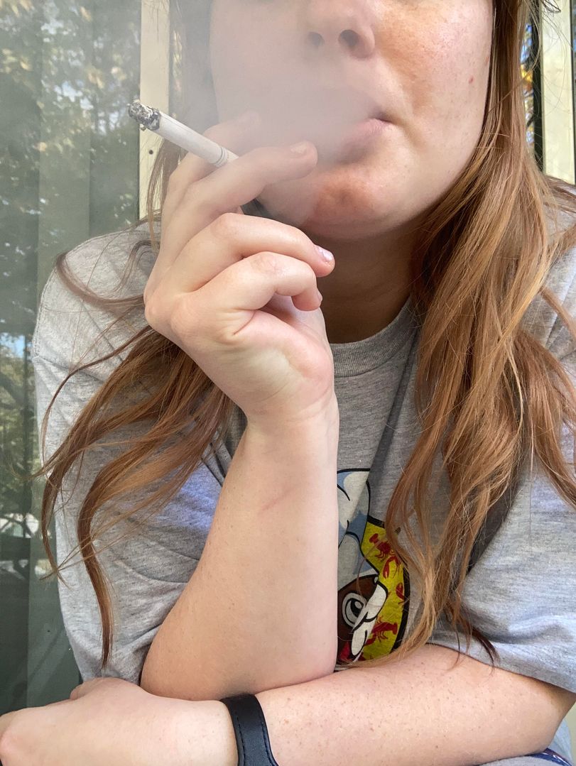 First cigarette in a week. My lungs are full of tobacco and nicotine, and my hands are shaking. Should I light up another?
