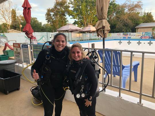 First day of PADI Open Water Certification! So excited to become apart of this community!