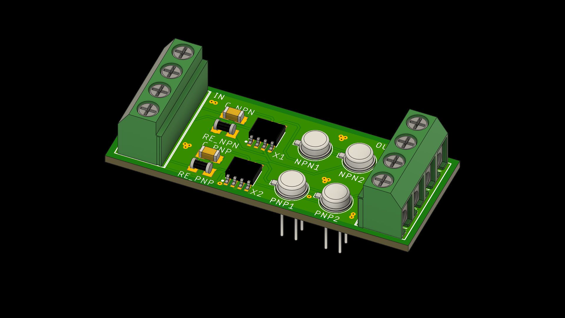First ever PCB design I made for a course assignment. Dual voltage ...