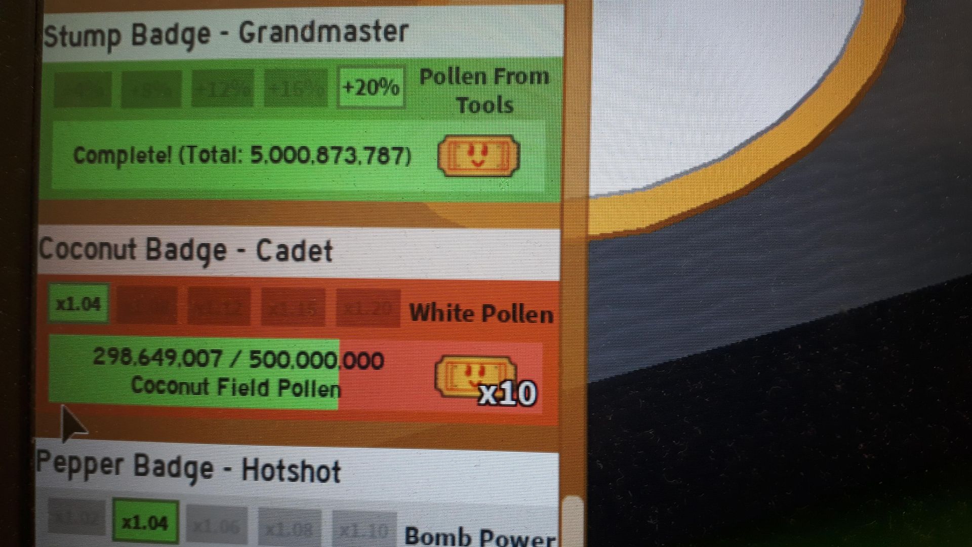 First field grandmaster badge