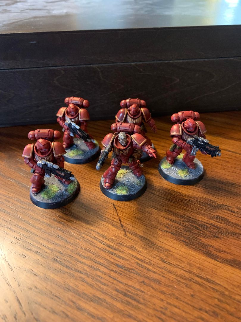 First Intercessor Squad finished. Thoughts?