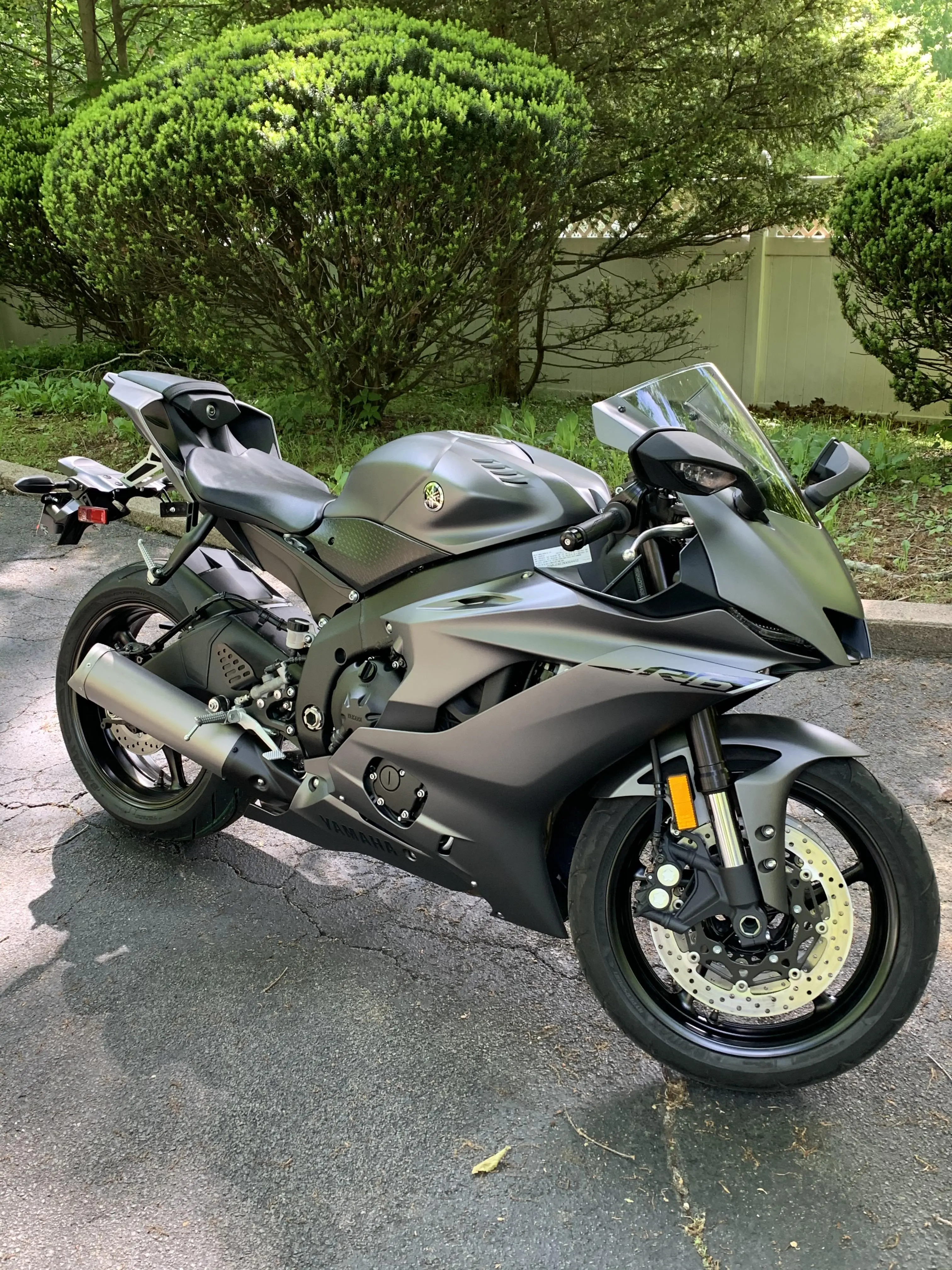 First ride of the year on my new Yamaha R6. Let the games begin ...