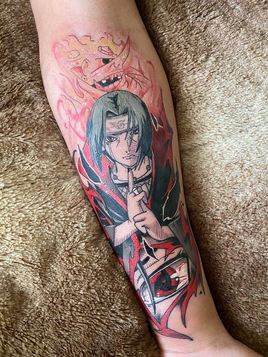 First tattoo! Itachi! :)