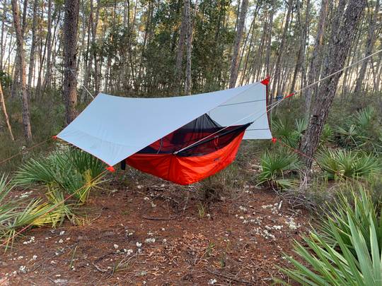 First time hammock camping