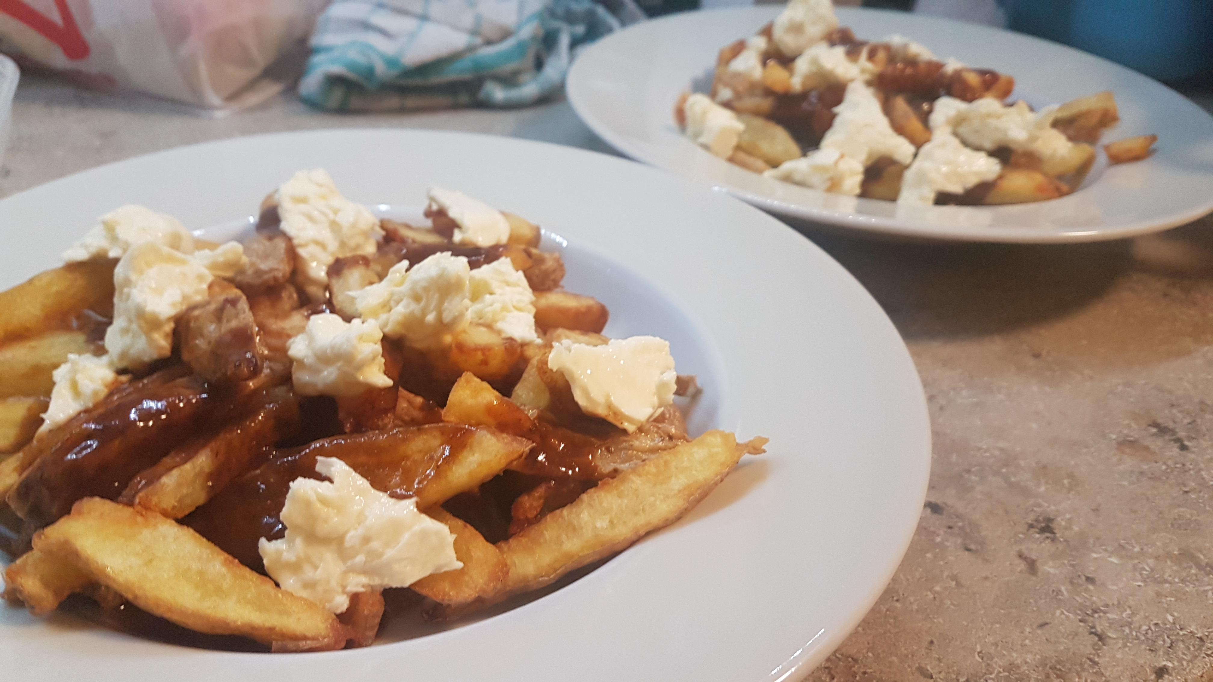 First time having poutine as it's not something you can get in Austria ...