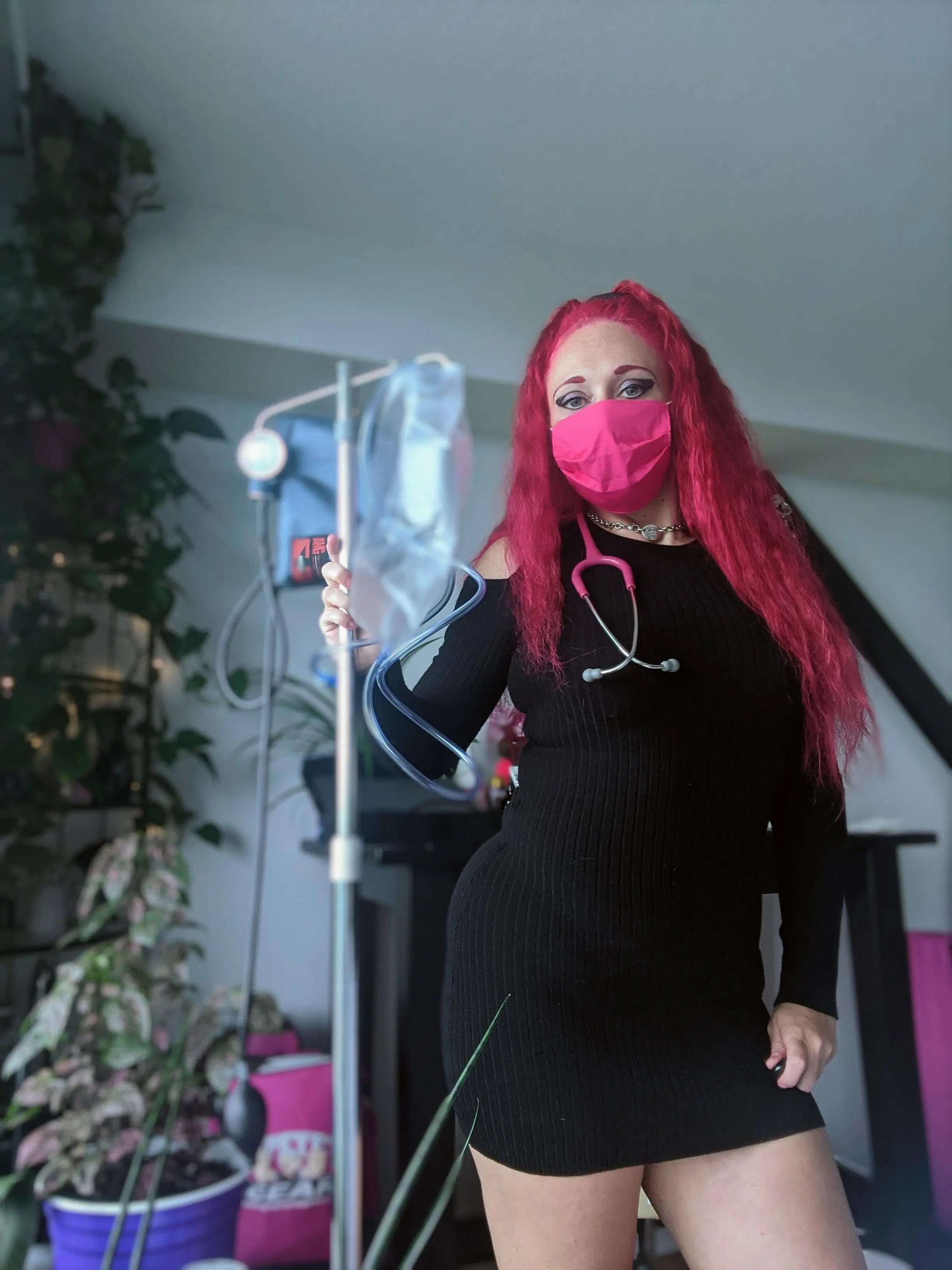 First we will start with an enema.. Bend over.