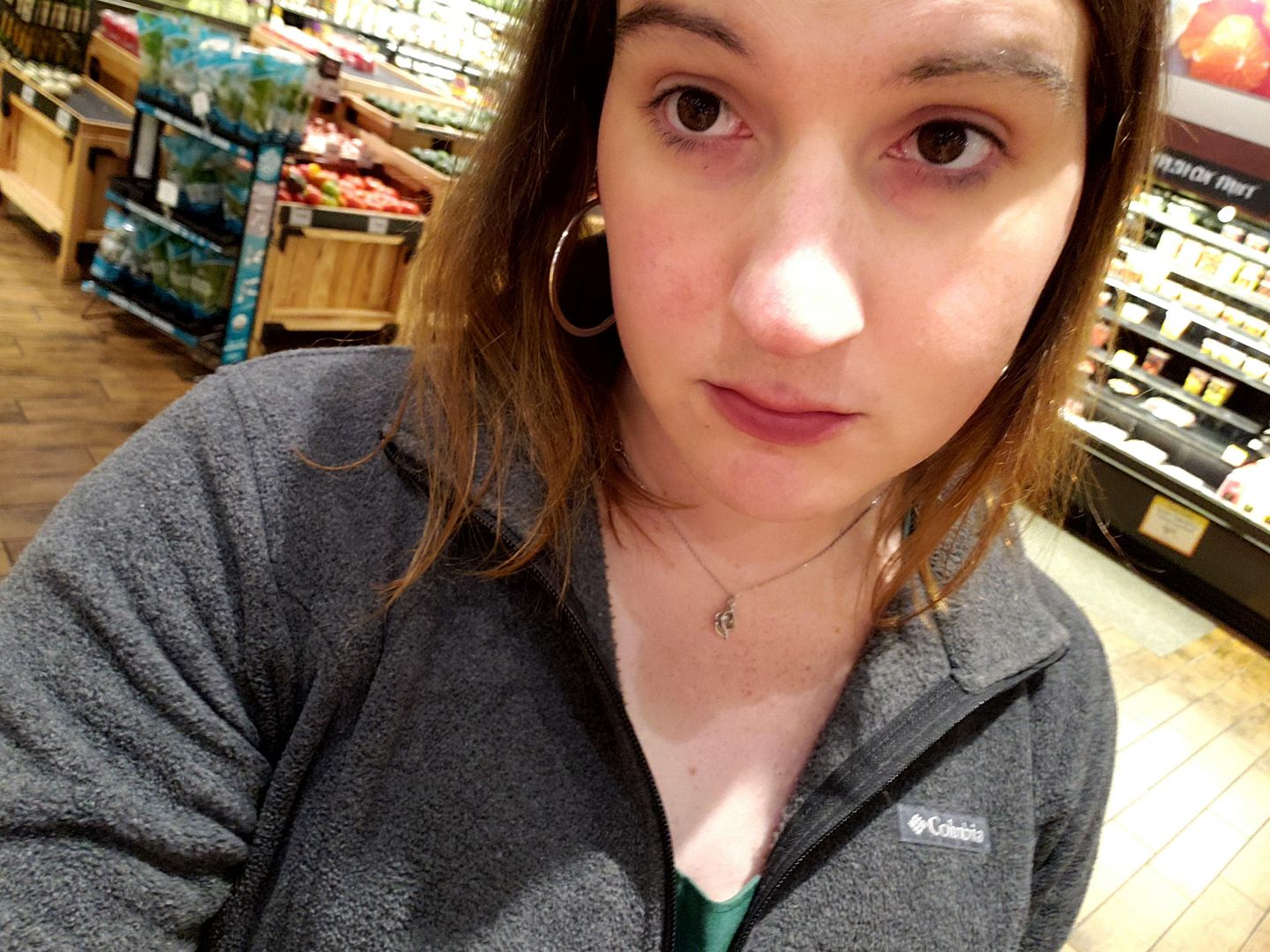 Five a.m. at work no makeup no sleep