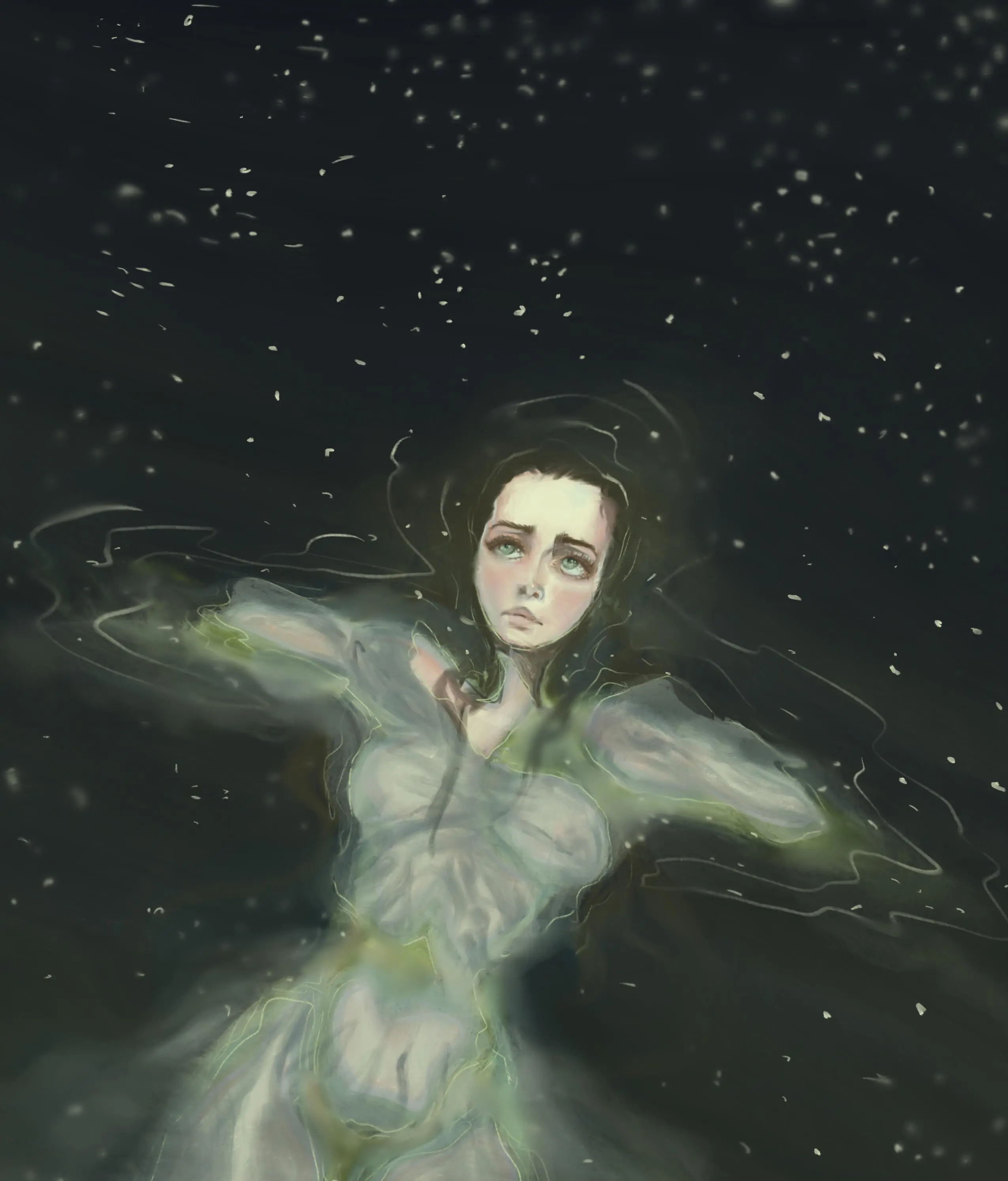 Floating [oc] by me (spicyflypaws on dA) | Scrolller