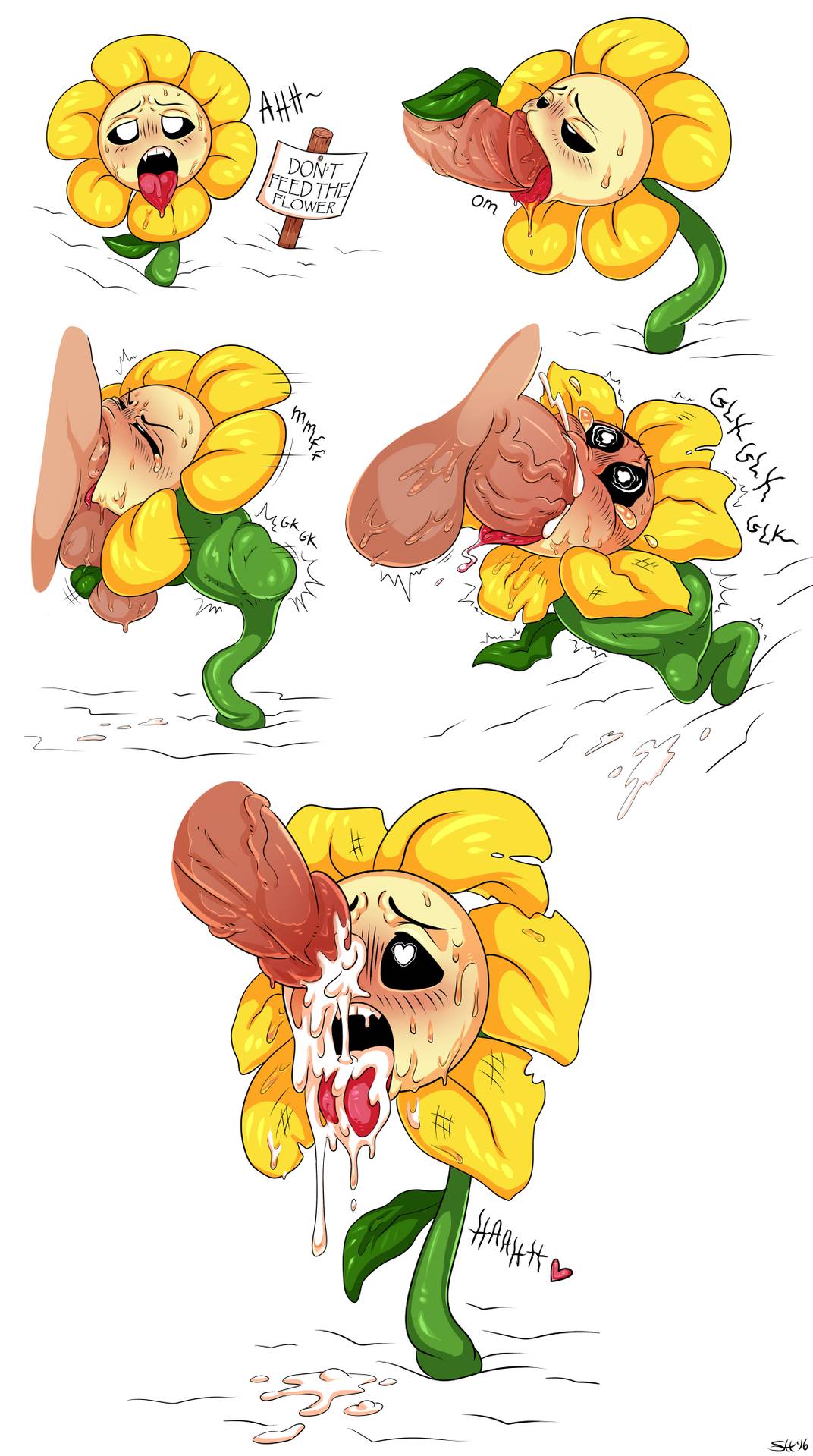 Flowey's Deepthroat (Sorcerushorserus)