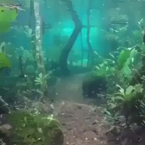 Forest after it was flooded