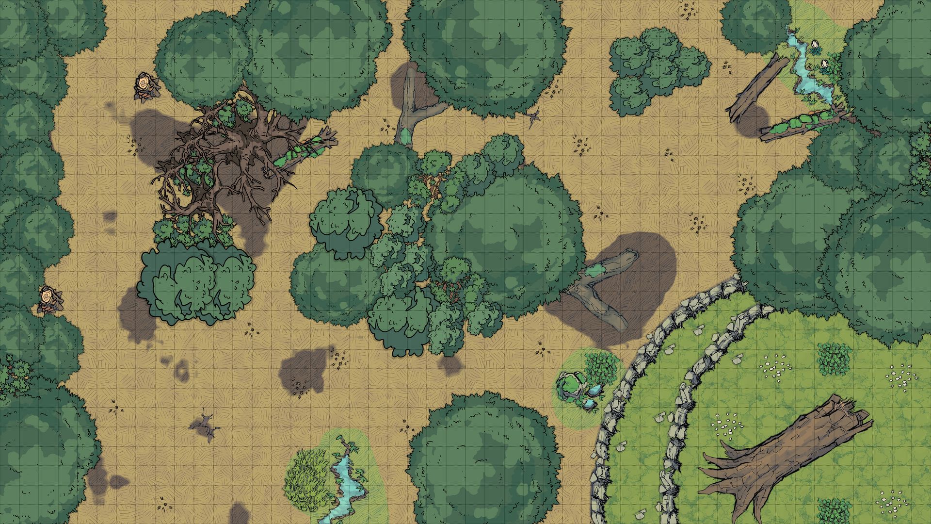 Forest Clearing [48x27]
