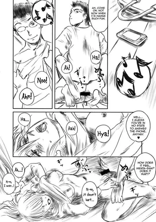 Netorare manga Fork in the Road featuring Fumi and Dyouta in explicit sexual poses