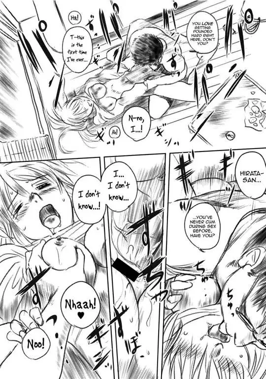 Netorare manga Fork in the Road featuring Fumi and Dyouta in explicit sexual poses