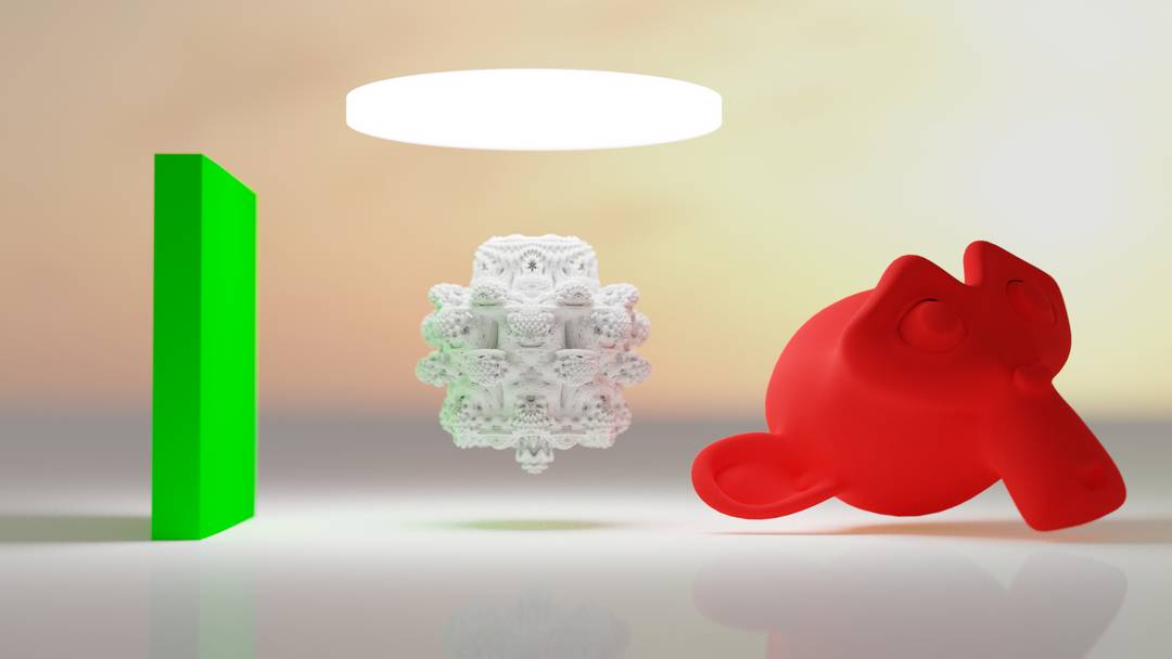 Fractal rendering in Blender