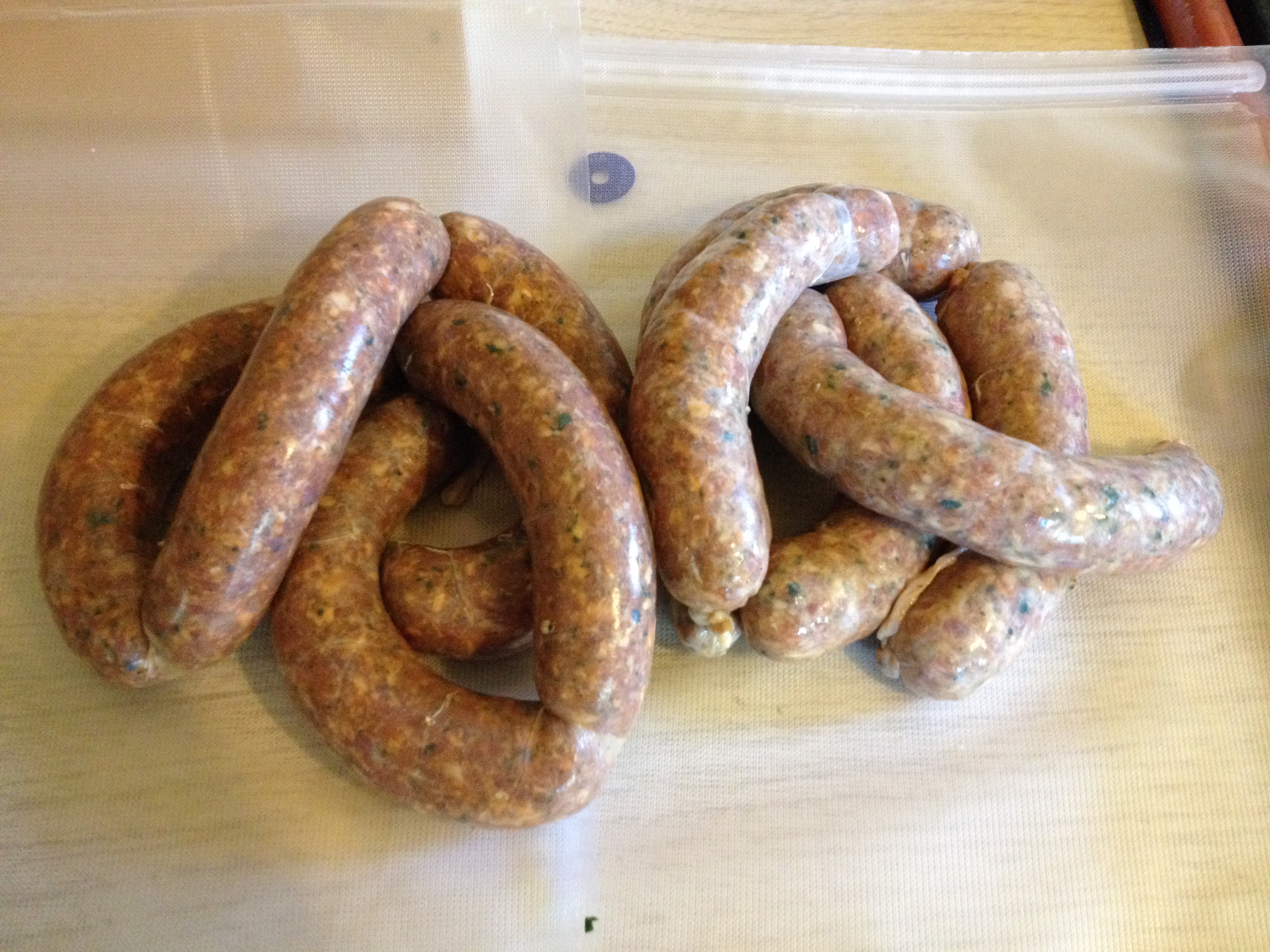 Fresh batch of Spicy &amp; Sweet Italian Sausages | Scrolller