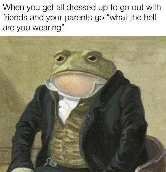 Frog meme templates are so swaggy