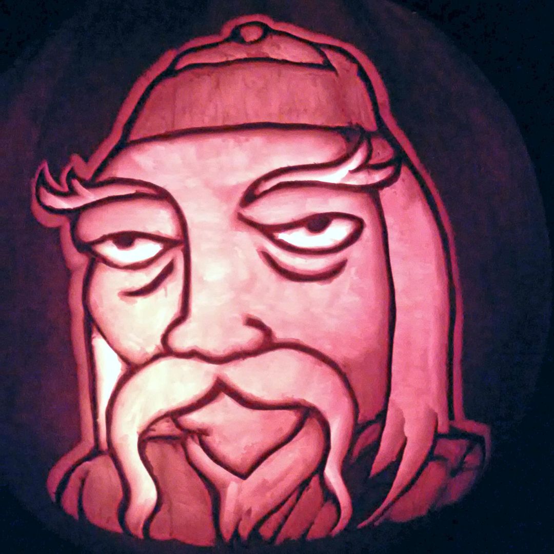 From The Simpsons, the shopkeeper at the "House of Evil"