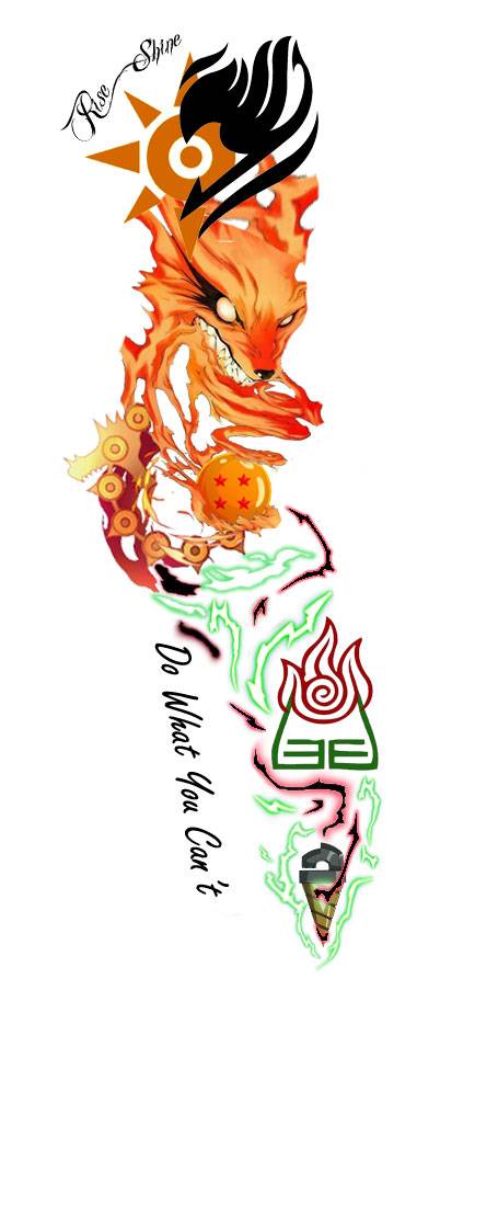 Full Anime Sleeve Idea