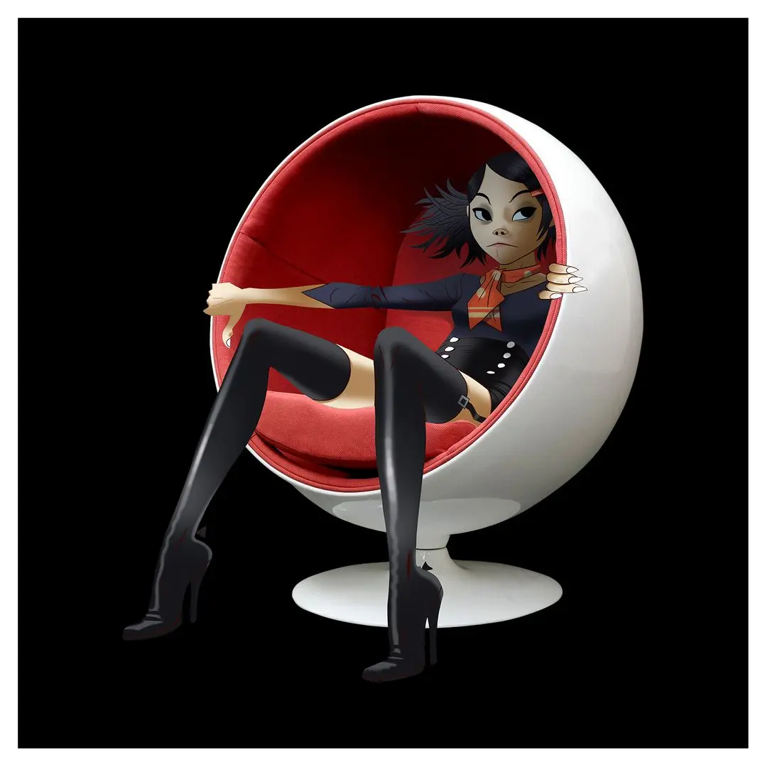 Full-res Noodle pic from Humanz booklet | Scrolller