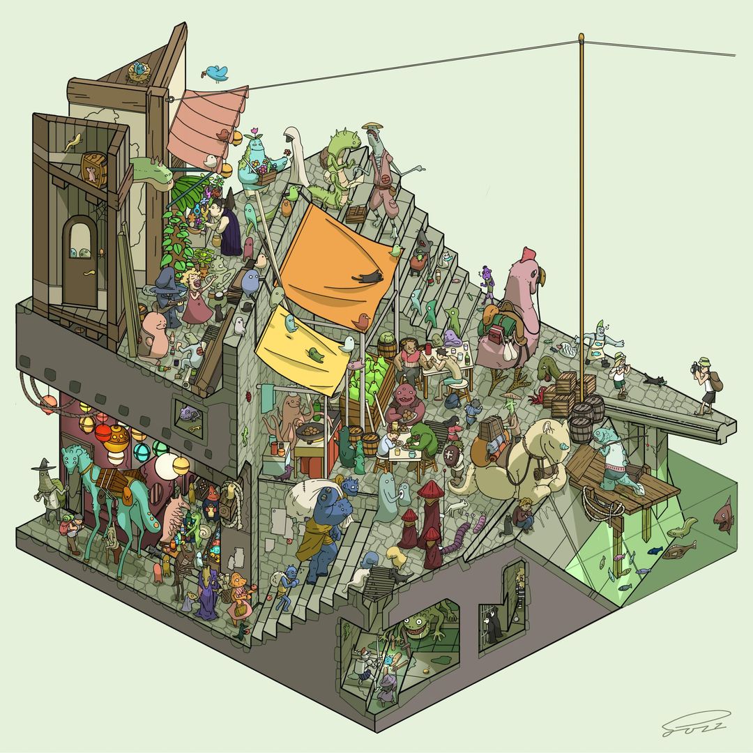 Gacha Gacha Market - by gozz (@gozz_sss)