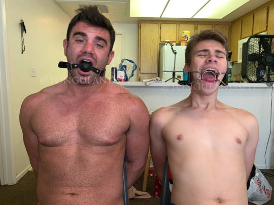 Gay Bondage - Sexy Jock and Twink Gagged