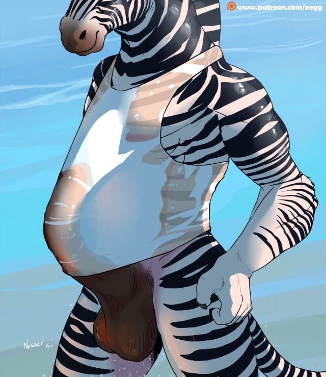 Muscular gay furry anthros with huge cocks and big dicks in various poses.