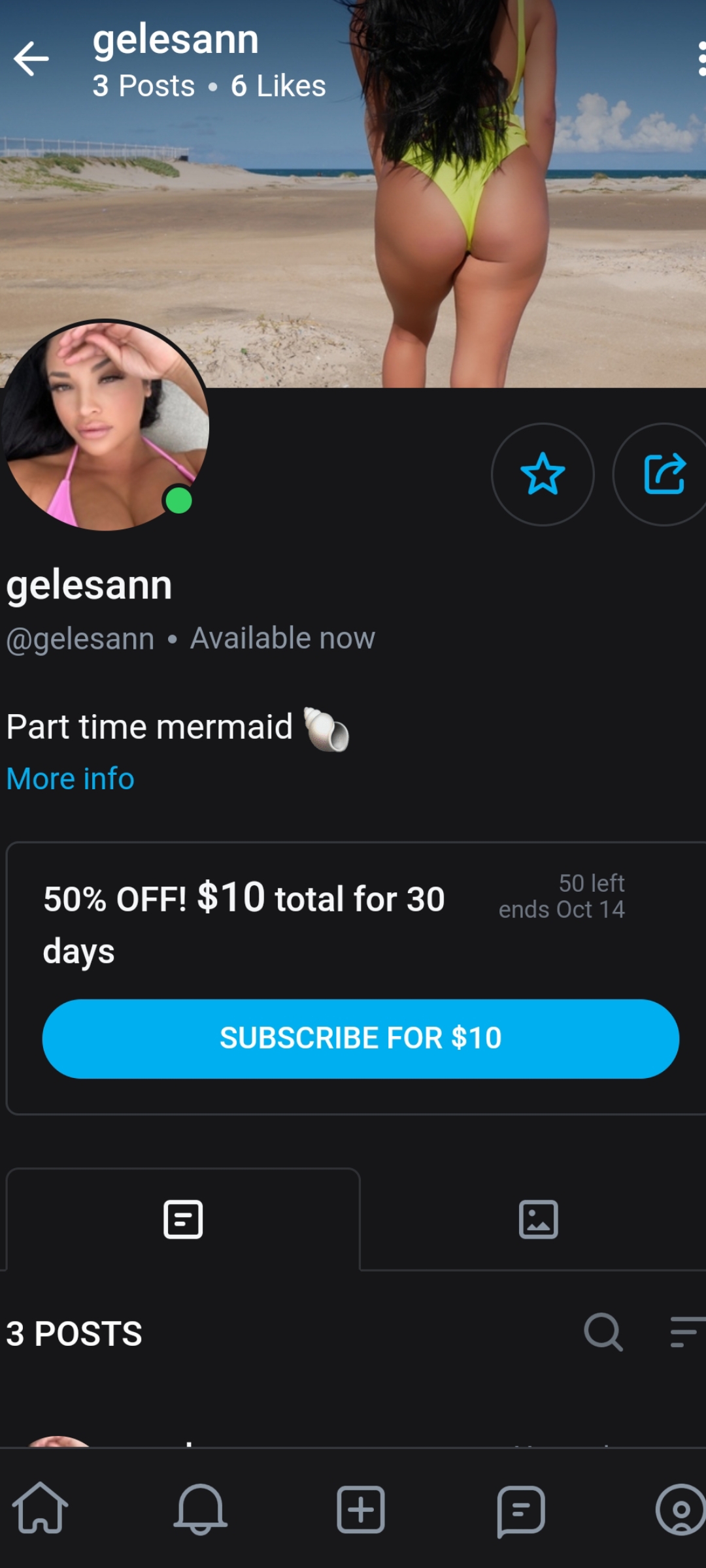 Geles Rodriguez has started an onlyfans page
