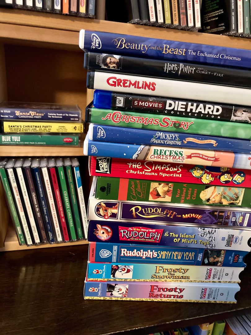 Getting ready for Christmas music and movies tonight
