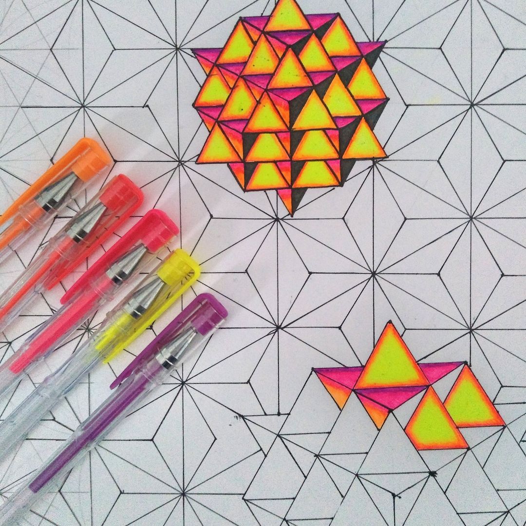 Getting to know the 64 Star tetrahedron.