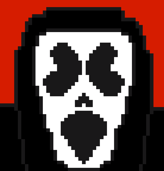 Ghostface death Screen.