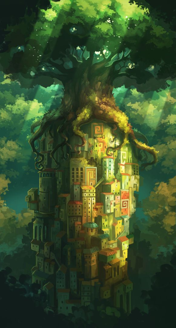 Giant Tree by Frédéric Simon