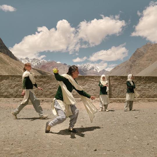 Girls Playing A Game Of Cricket In Pakistan