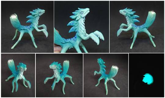 Glowing Mantis-Dragon