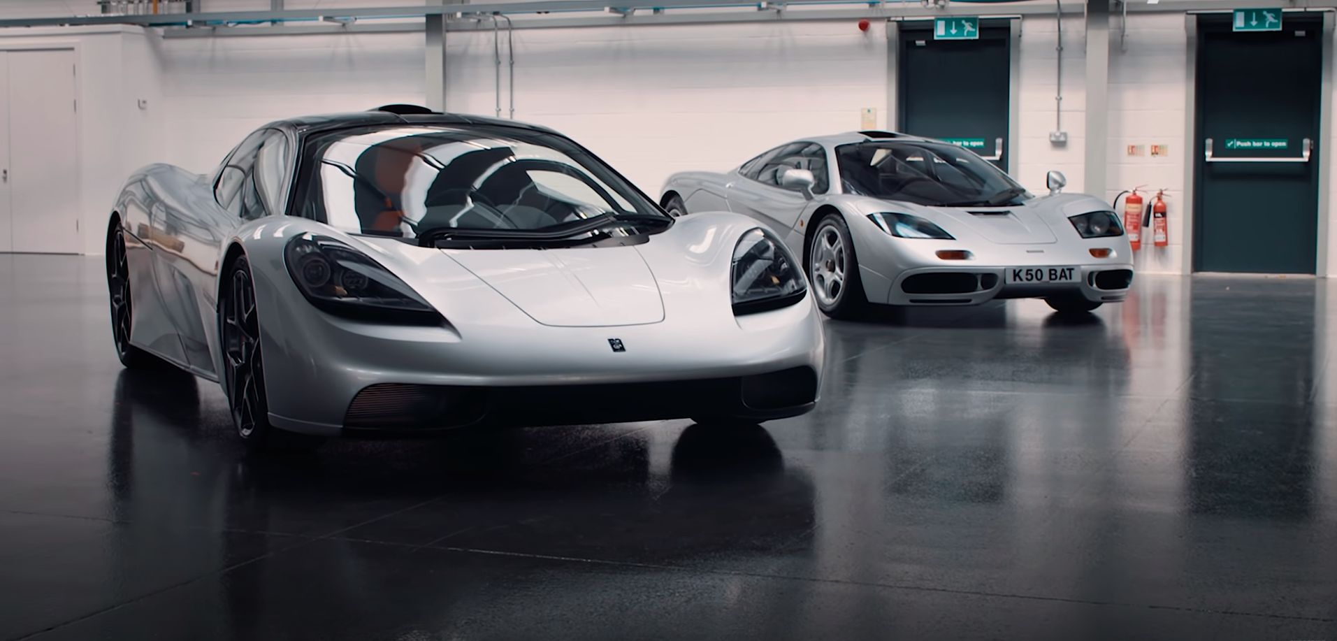 GMA T.50 and McLaren F1. Successor and Predecessor.