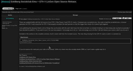Goldberg SocialClub Emulator Open Source Release. Also Includes an Updated GTA V crack.