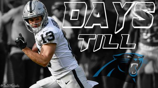 Good Morning, Raider Nation! We are officially within two weeks!! Stay calm, Stay calm.