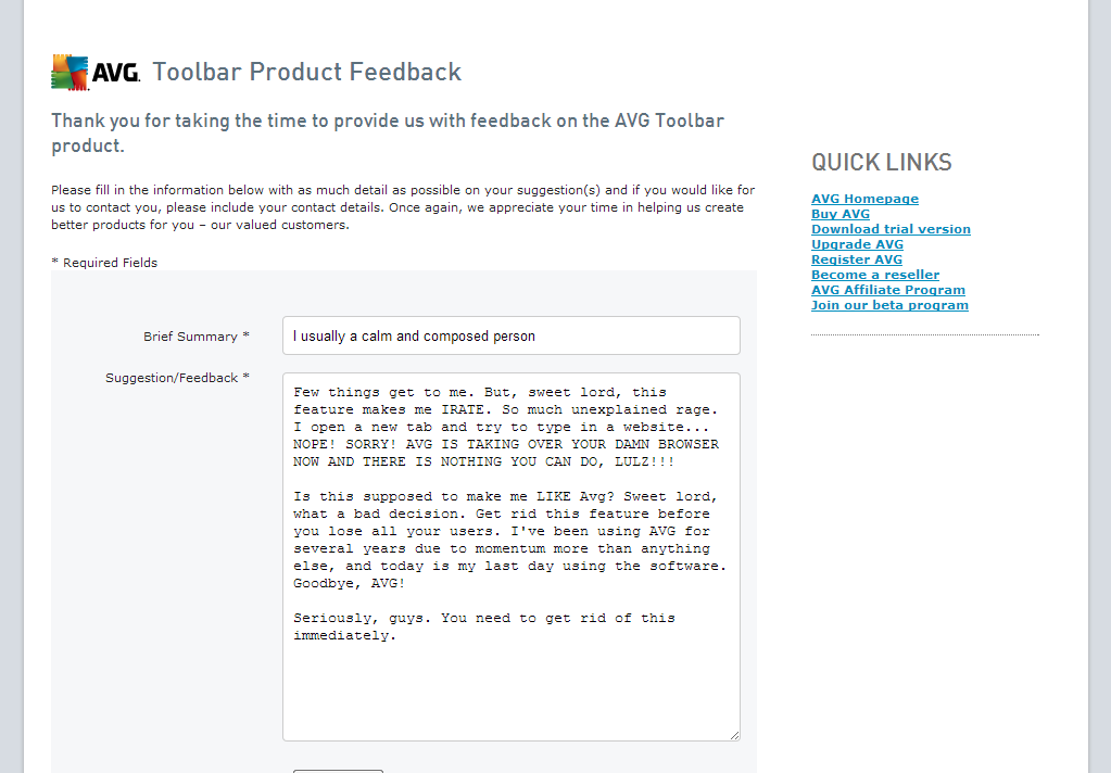 Goodbye, AVG! Seriously--why does this exist?