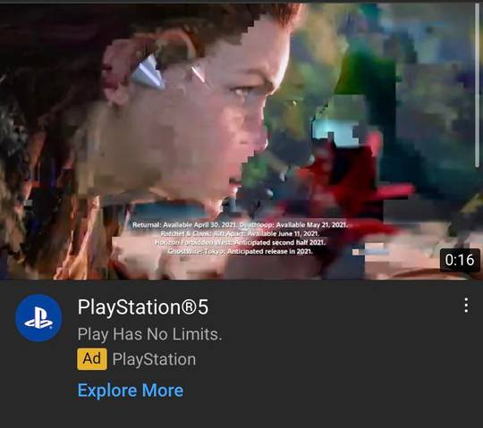 Great ad for the PS5