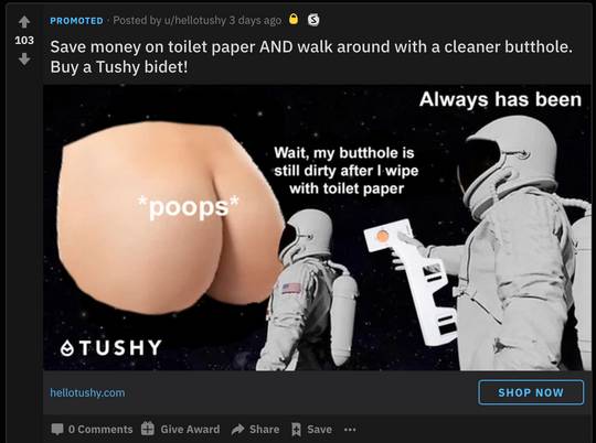 Gross ad