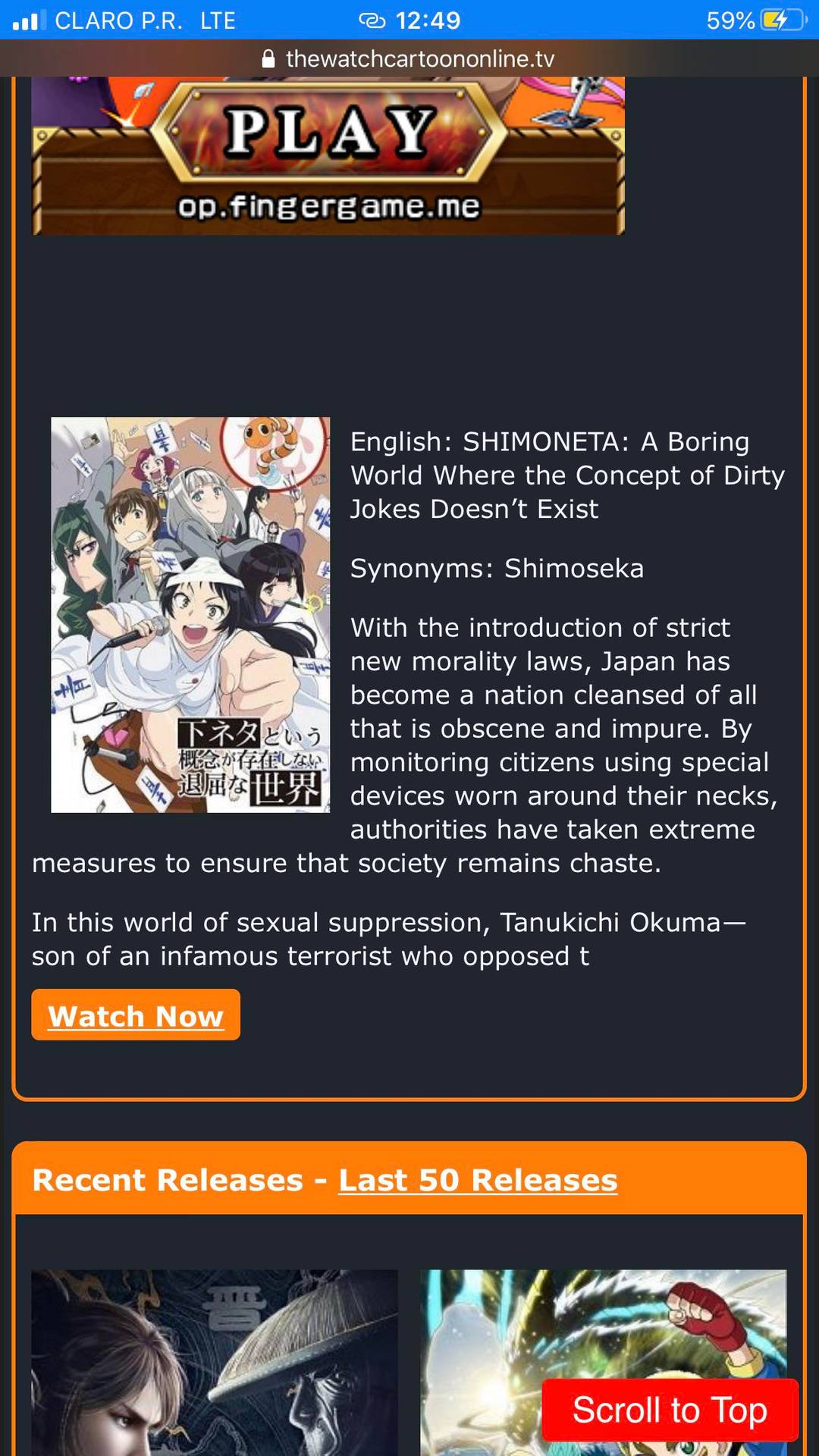 Guess what the anime of the day on WCO is? | Scrolller
