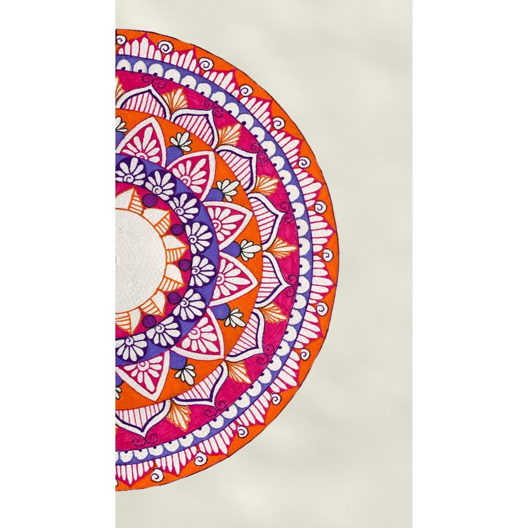 Half mandala 🧡