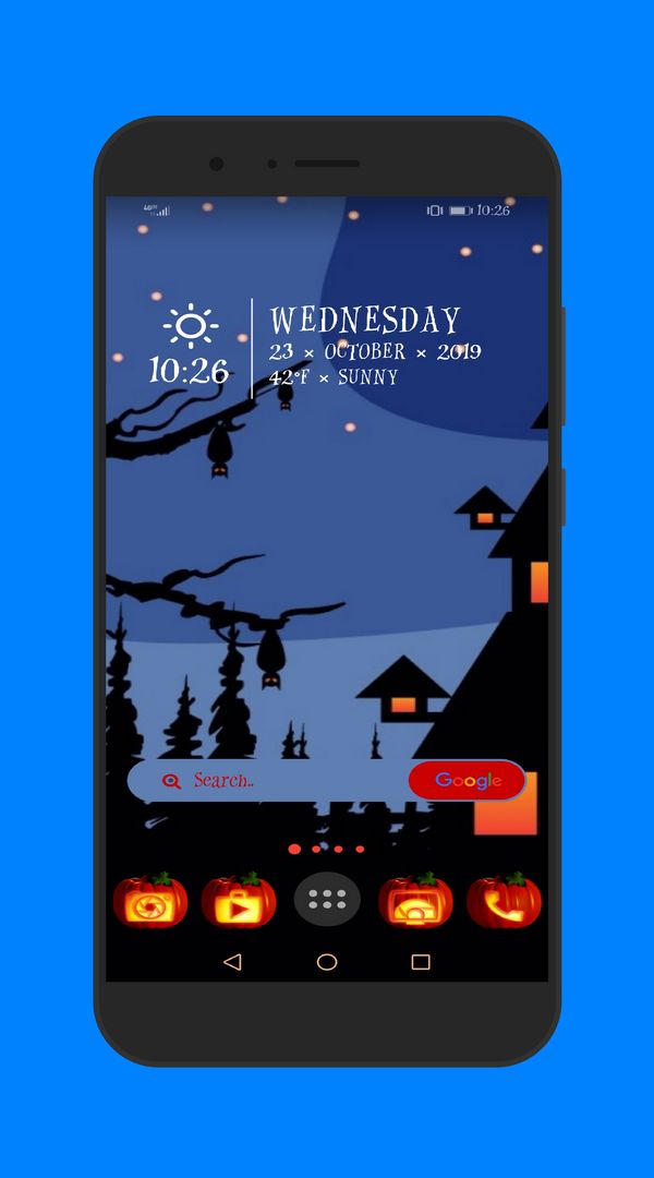 Halloween homescreen
