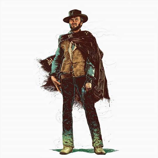 Happy 90th Birthday, Clint Eastwood! ("The Man With No Name" was the inspiration for Boba Fett and the Mandalorian)