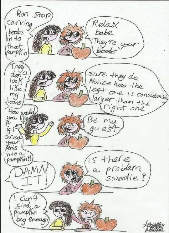 Happy Halloween to everyone apart from the person who drew this comic