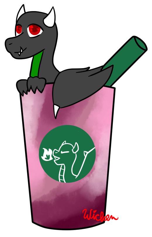 Have another image of my dragon. In a cup this time!