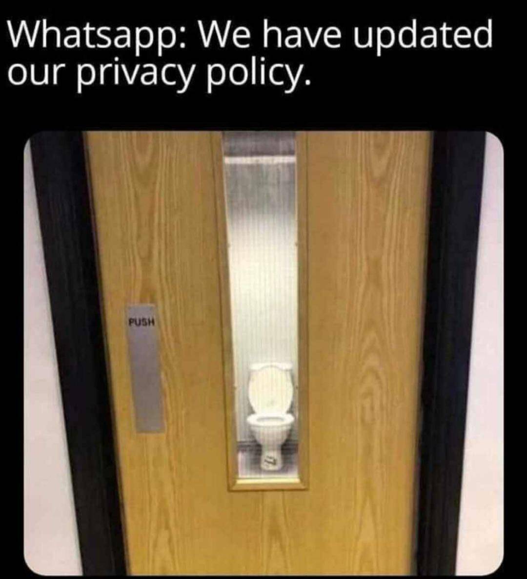 Having4 walls doesn't count as privacy!