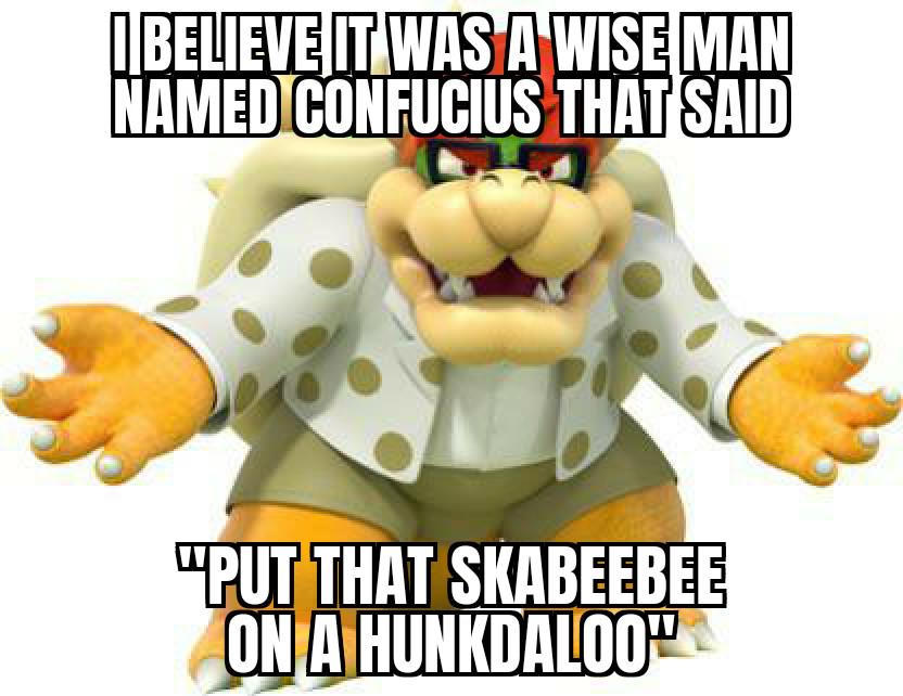 He has such wise words