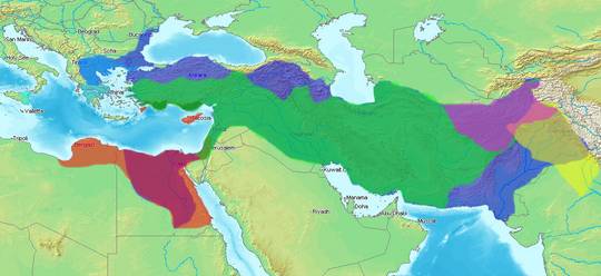 Hellenistic World---A map