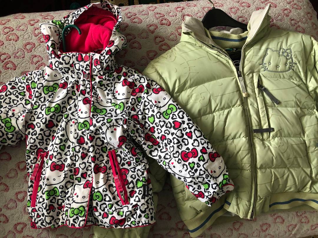 Hello Kitty coats are a must for winters around here. 🇨🇦
